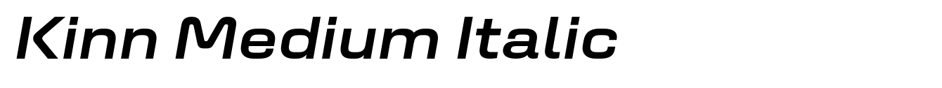 Kinn Medium Italic